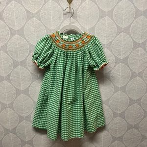 Smocked fall dress